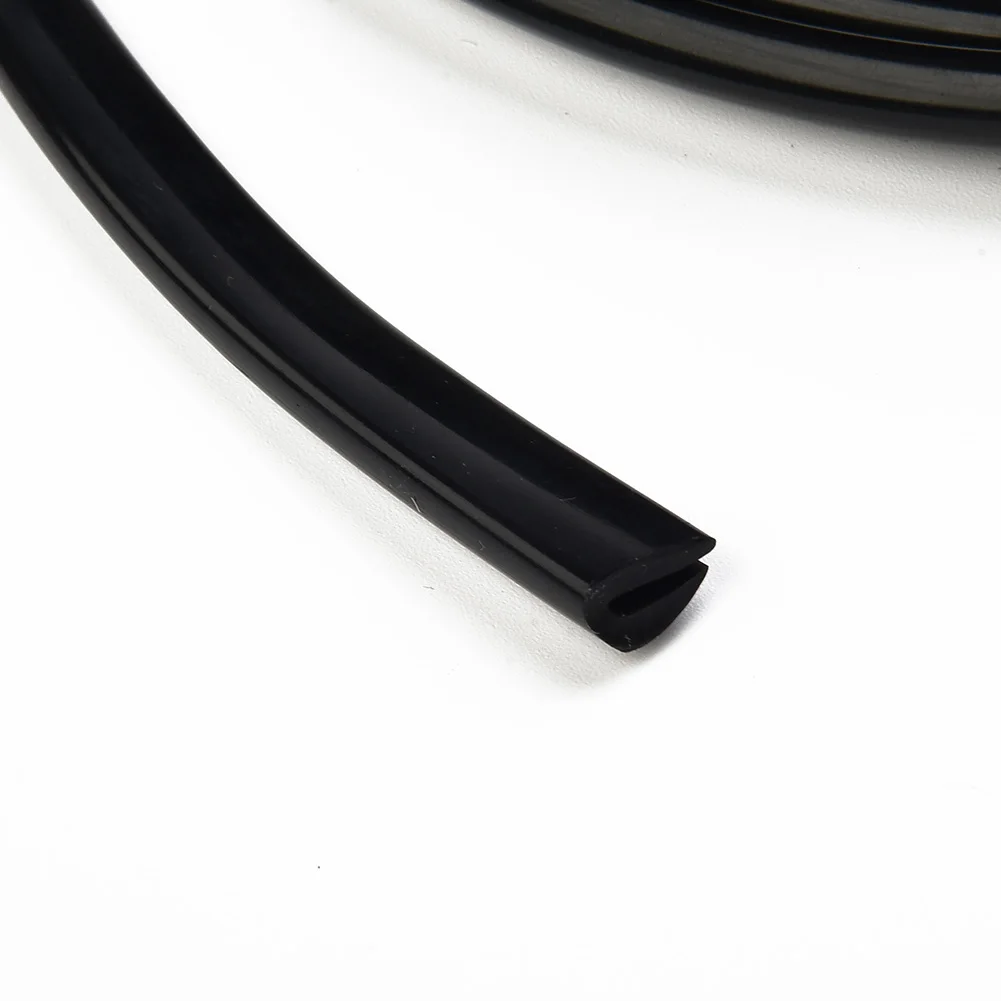 5M Black Rubber For Edge Protection Strip U-Shaped for Car Doors Boats Trailers Seats Horseboxes and Material For Edge Sealing