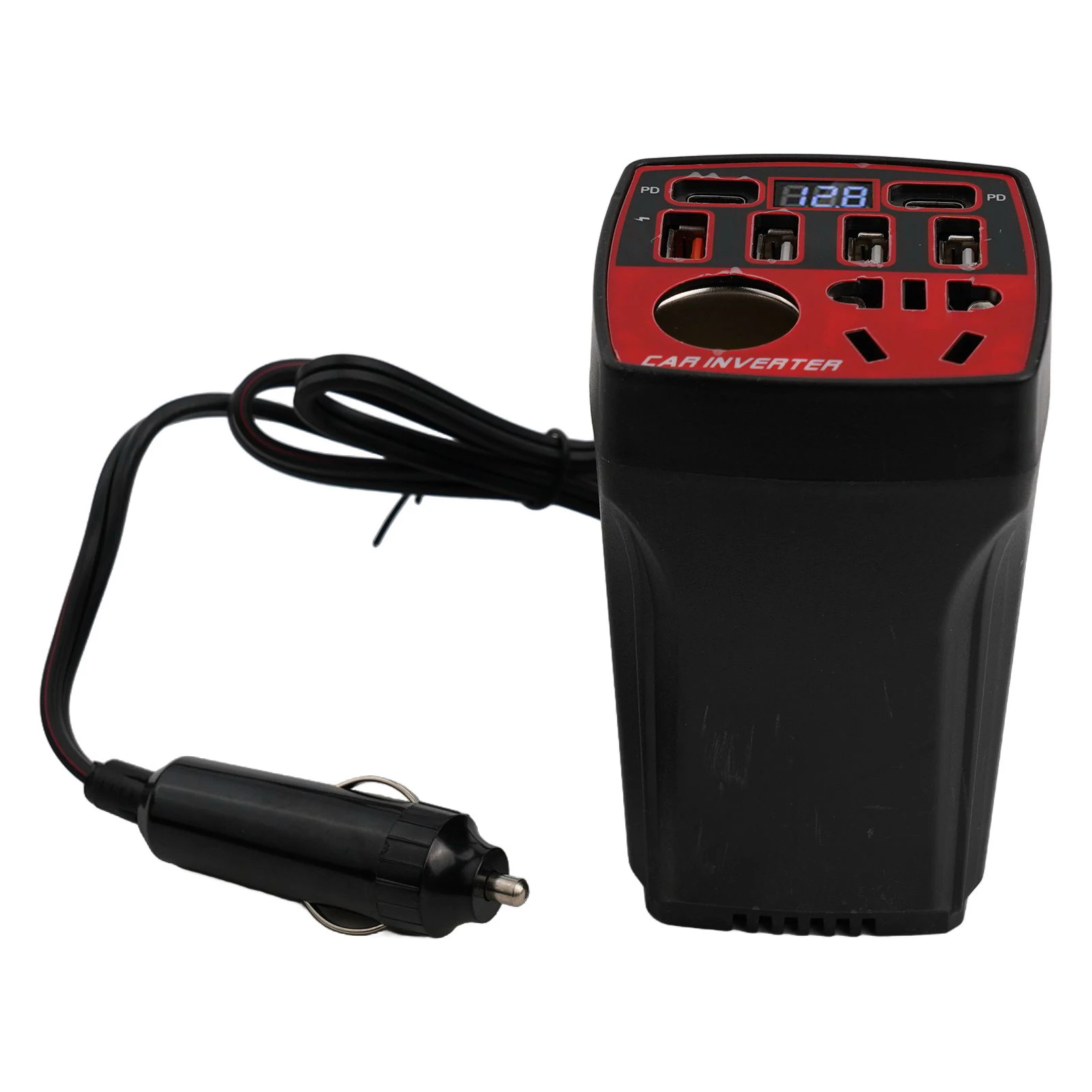 Home Use Vehicle Use Auto Power Converter DC12V/24V To DC220V Automatic Power-off Charge Computers Charge Smartphones