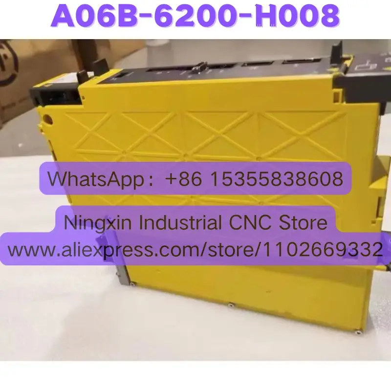 

Подержанный сервоусилитель A06B-6200-H008 A06B 6200 H008, протестирован нормально, быстрая доставка