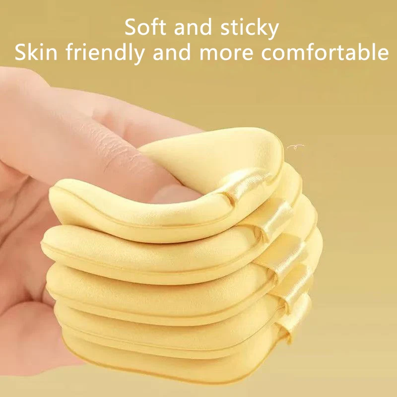 1/3 peças de sopro de pó redondo, usado para pó solto, cosméticos líquidos, sopro de pó de camurça macia, sopro de maquiagem de base e ma