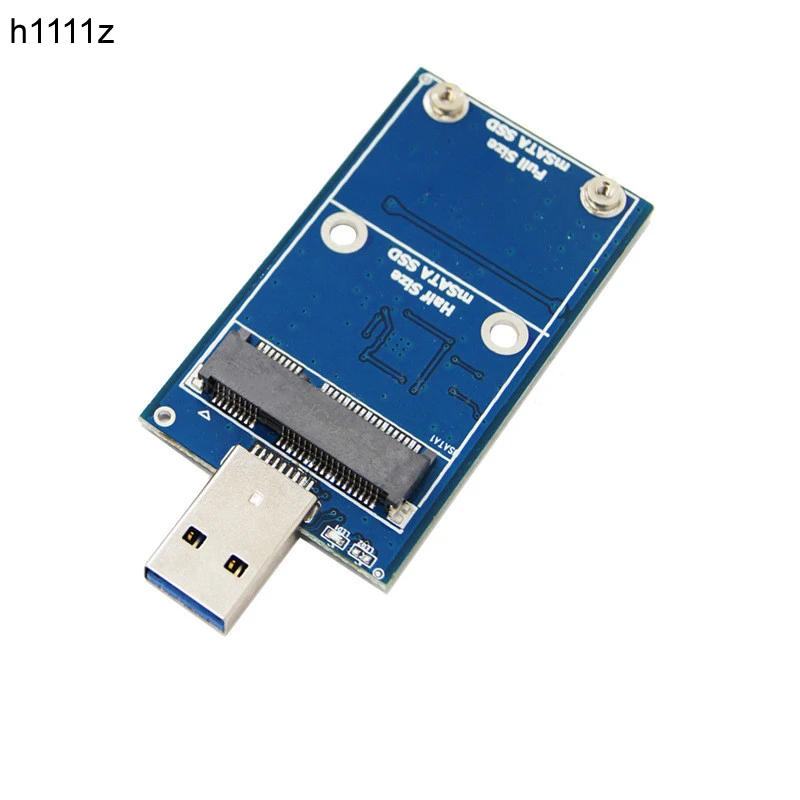 

mSATA to USB 3.0 Adapter Board External SSD PCBA Conveter Expansion Card External Solid State Disk Support 30*30 30*50 mSATA SSD