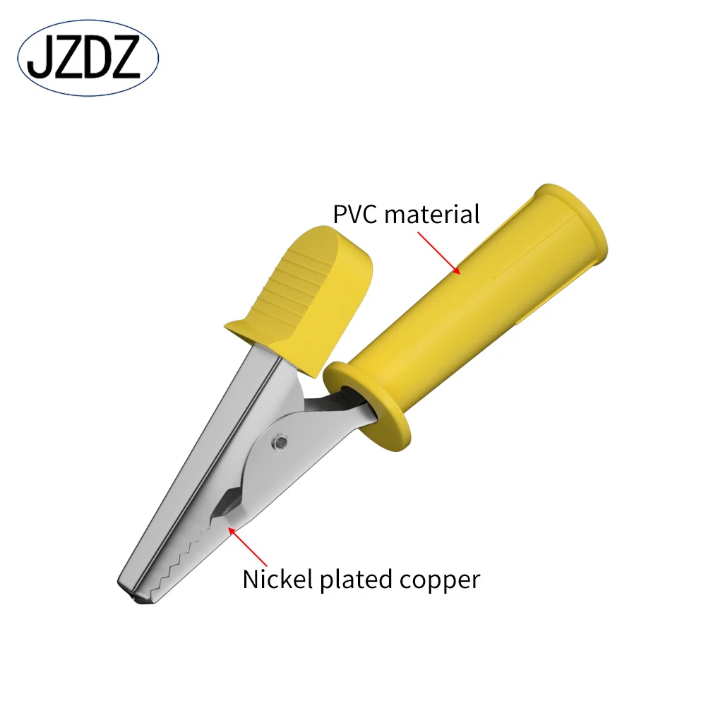 JZDZ 10 قطعة التمساح كليب التمساح محول الثقيلة العزل نونسليب 4 مللي متر الموز التوصيل التحقيق لتقوم بها بنفسك الكهربائية J.60045 #4
