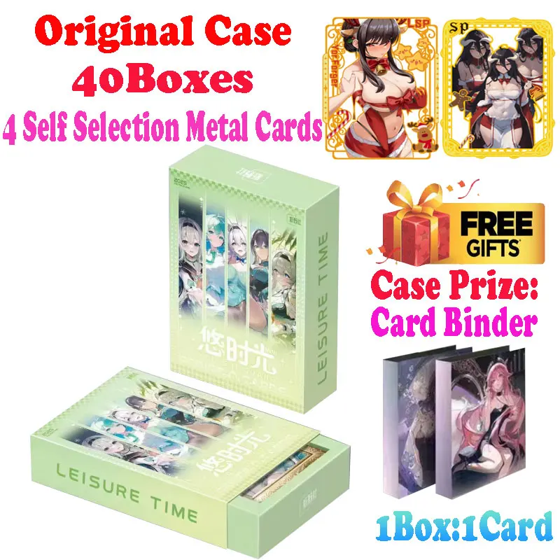 Groothandel 2024 Nieuwste Vrije tijd A6 Godin Verhaal Collectie Metalen Kaart Waifu Booster Box CCG TCG Doujin Speelgoed En Hobby Gift