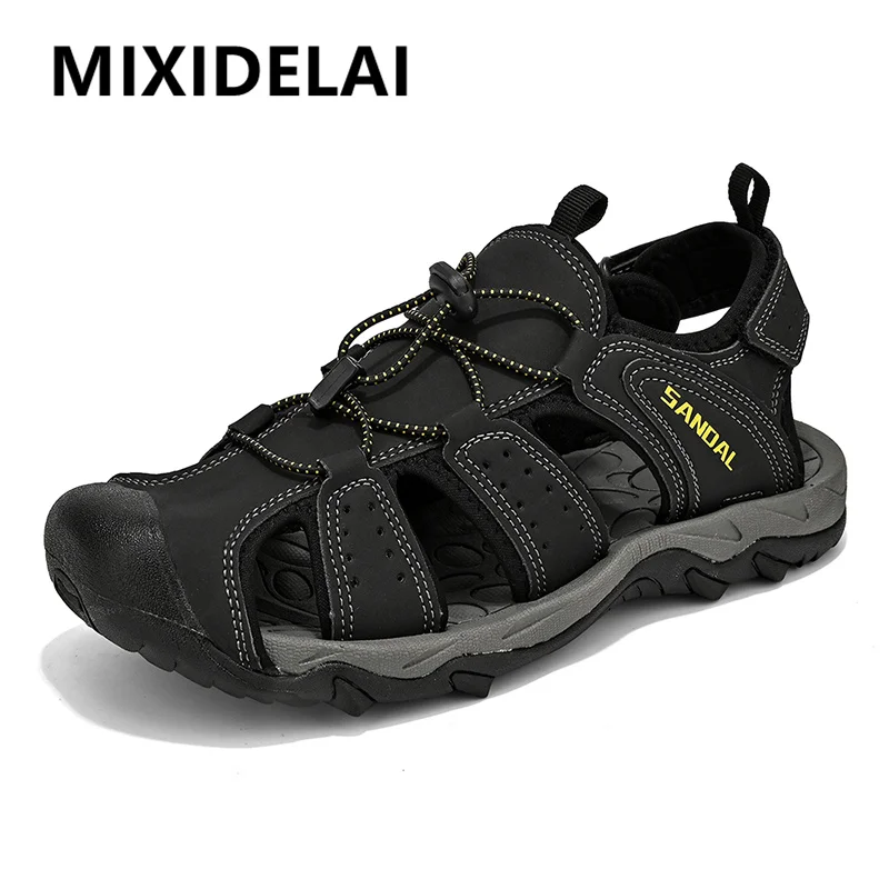 New Summer Outdoor Roman Sandals Non-slip Men\'s Casual Sneakers Comfortable Travel Beach Sandals Big Size Breathable Men\'s Shoes