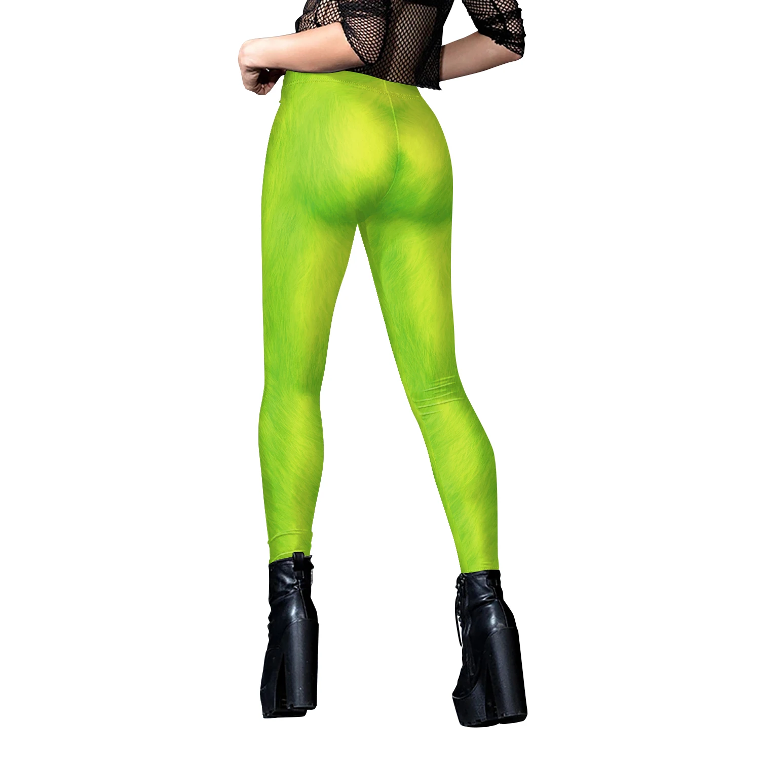 Autumn Winter New Season Wearable Women's Tight Pants With High Waist And Sexy Faux Texture Long Pants With Leggings Christmas