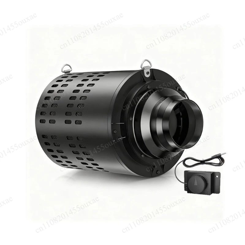 6 Inch EC Inline Duct Fan Integrated Activated Carbon Filter Deodorization Ventilation Exhaust Fan