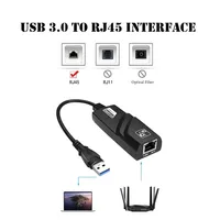 Wired USB 3.0 To Rj45 Lan Ethernet Adapter 10/100Mbps Network Cable for Xiaomi Mi Box PC Windows 10 USB 3.0 Network Card Adapter