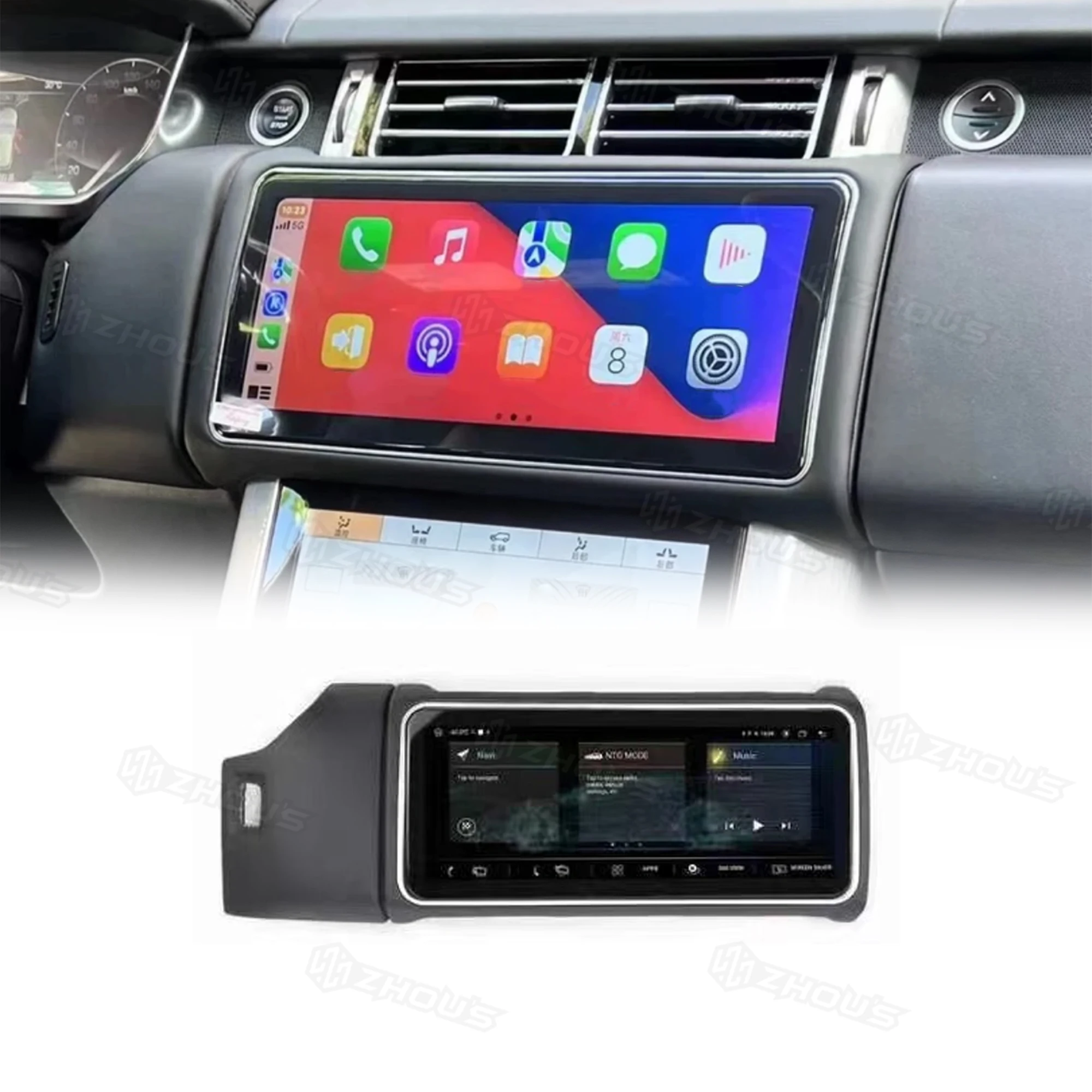 

For Automotive Entertainment Systems Car Flip Down Screen Center Display For New Range Rover Vogue Interior Accessories