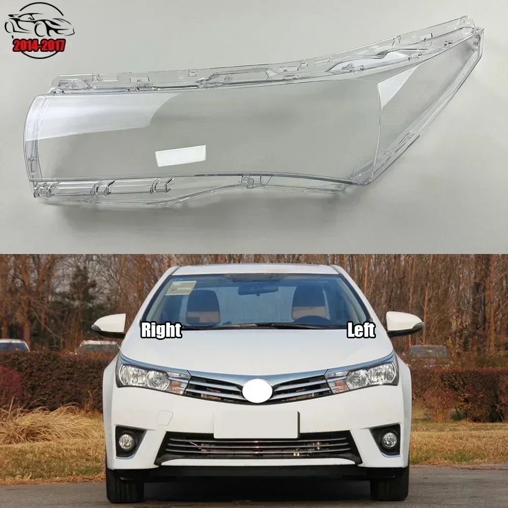 

Для Toyota Corolla (домашняя версия) 2014 2015 2016 2017, чехол для абажура, корпус фары, плексиглас, замена оригинального абажура