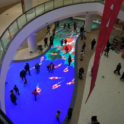 P3.91 Interactive Standing LED Dance Floor Screen, Large Indoor Digital Signage with for Event Stage