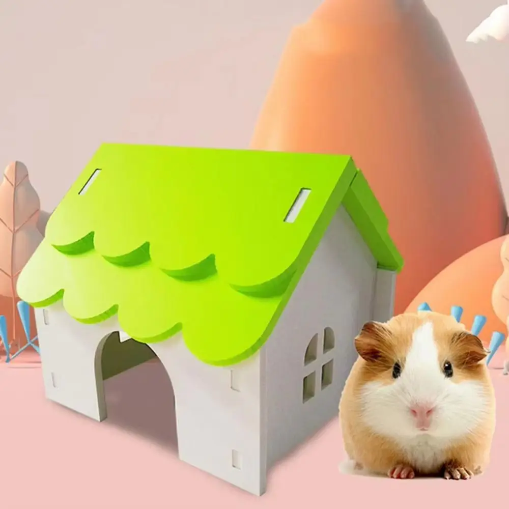 

Дышащий домик для хомяков, игрушки, безопасное место для гнездования, водонепроницаемое укрытие для маленьких домашних животных, вентилируемая площадка для игр, убежище, хижина с пористой