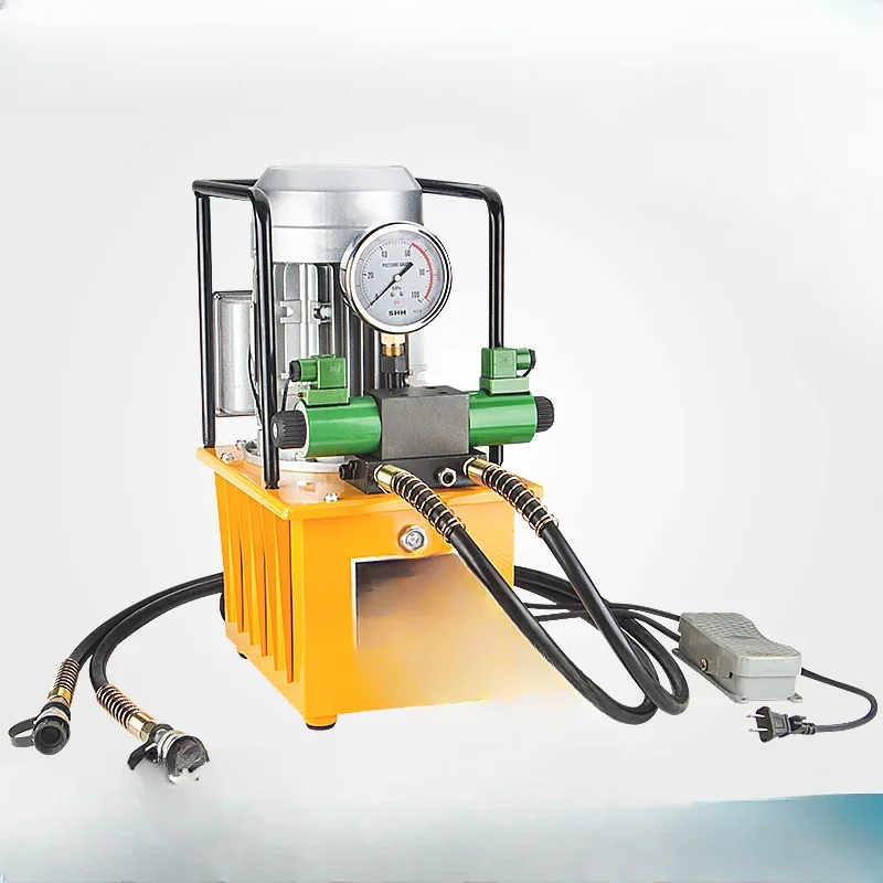 

Double circuit ultra-high pressure electric, station hydraulic station, solenoid valve hydraulic oil pump power 1.5 kW