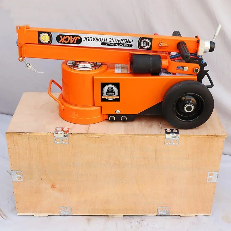 Automotive Hydraulic Jack, 60-80T, Unfiltered, Orange Heavy-duty Truck Jack, Foldable, Suitable for Multiple Scenarios