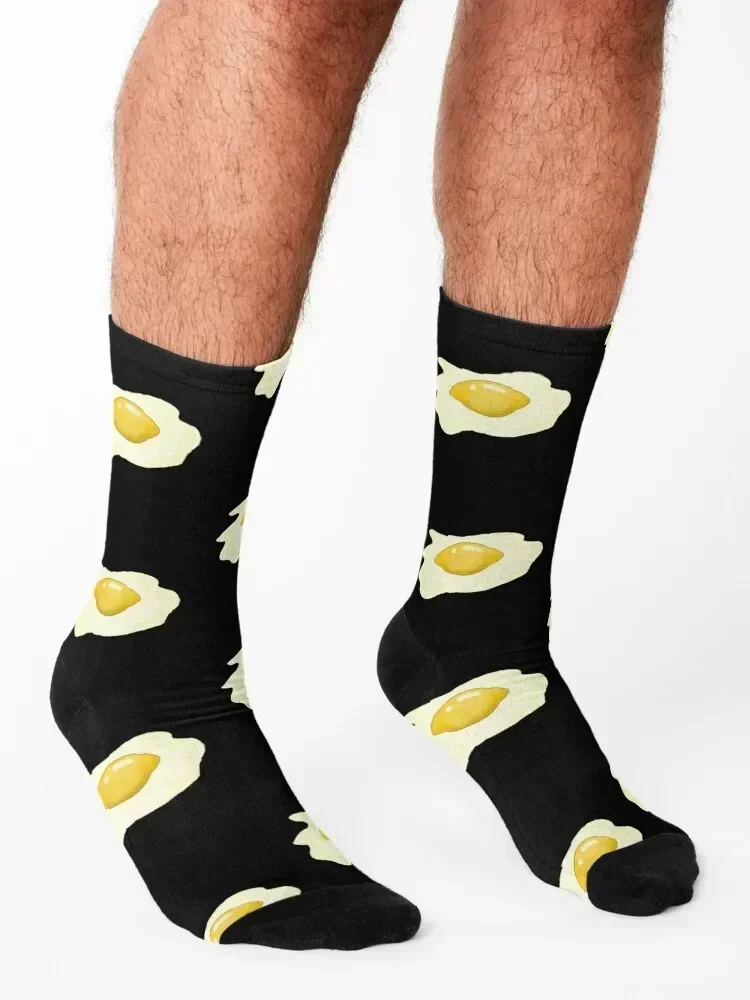 Fried Egg Design Socks basketball Heating sock anti slip football custom Designer Man Socks Women's