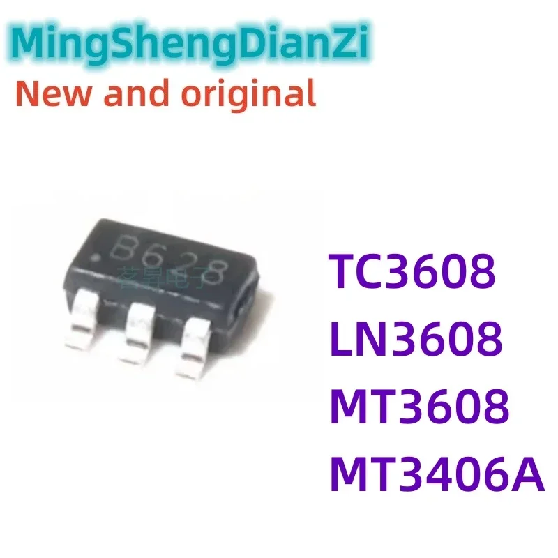 10PCS MT3608 TC3608H LN3608 B628 MT3608L MT3406A A19B SOT23-6 IC Beste qualität