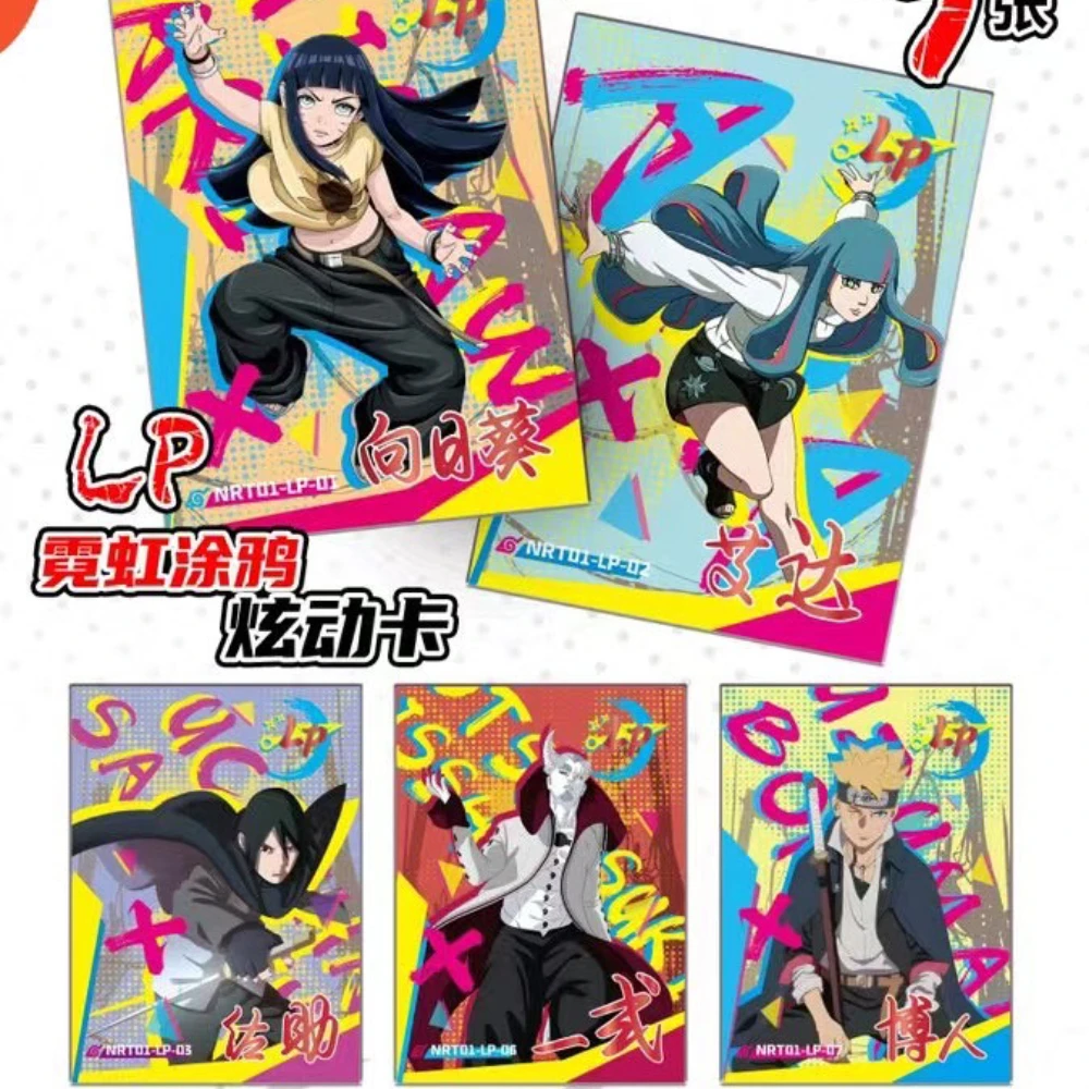 New KAYOU Original Naruto Cards Uzumaki Sasuke Ninja Game Collection Rare Cards Box Flash Cards Toys For Children\'s Toy Gifts