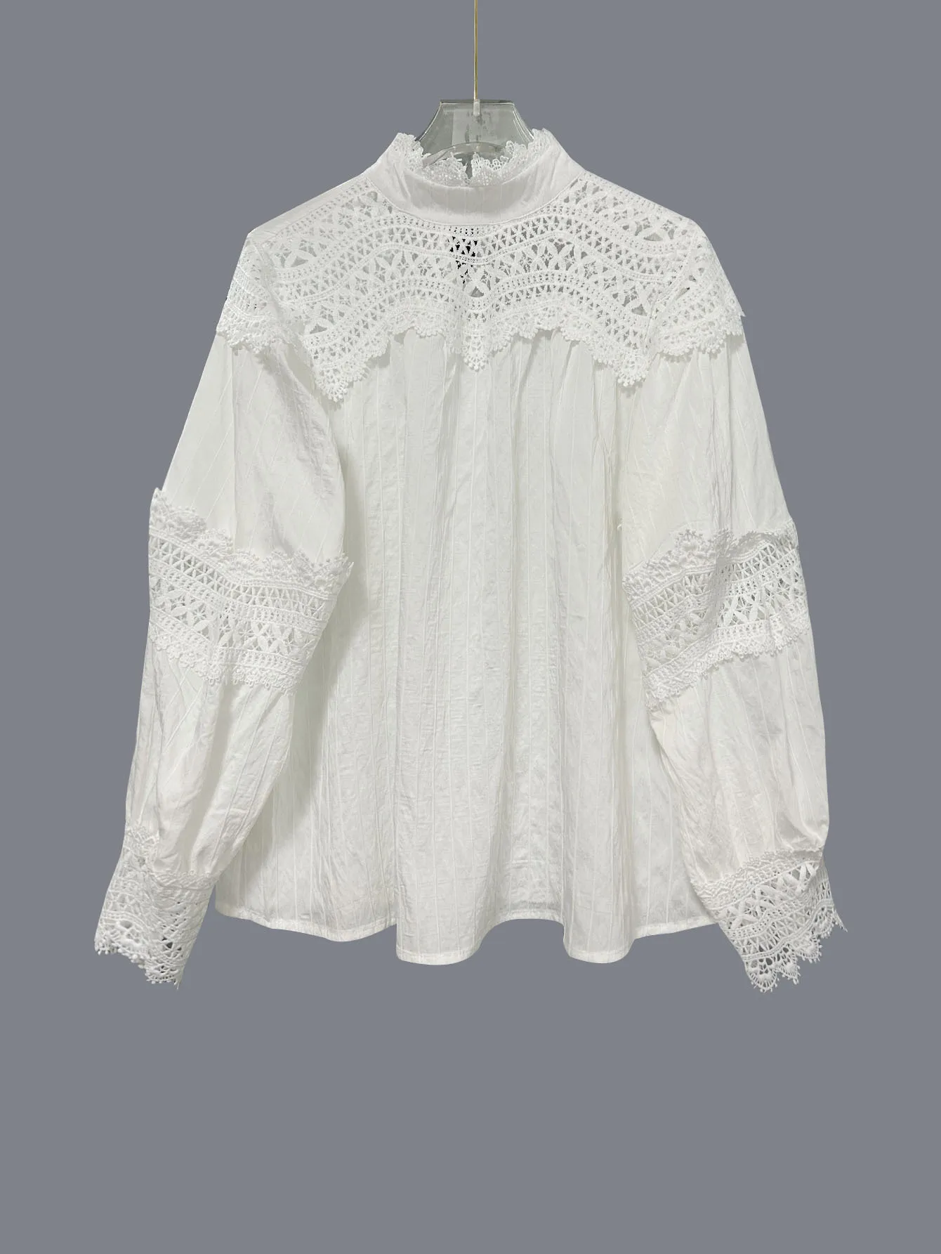 

Alluring Crochet Top Sheer Hollow Beach Crochet Blouse Bell Sleeve Floral Crochet Coverup Beachwear Lace Flared Shirt