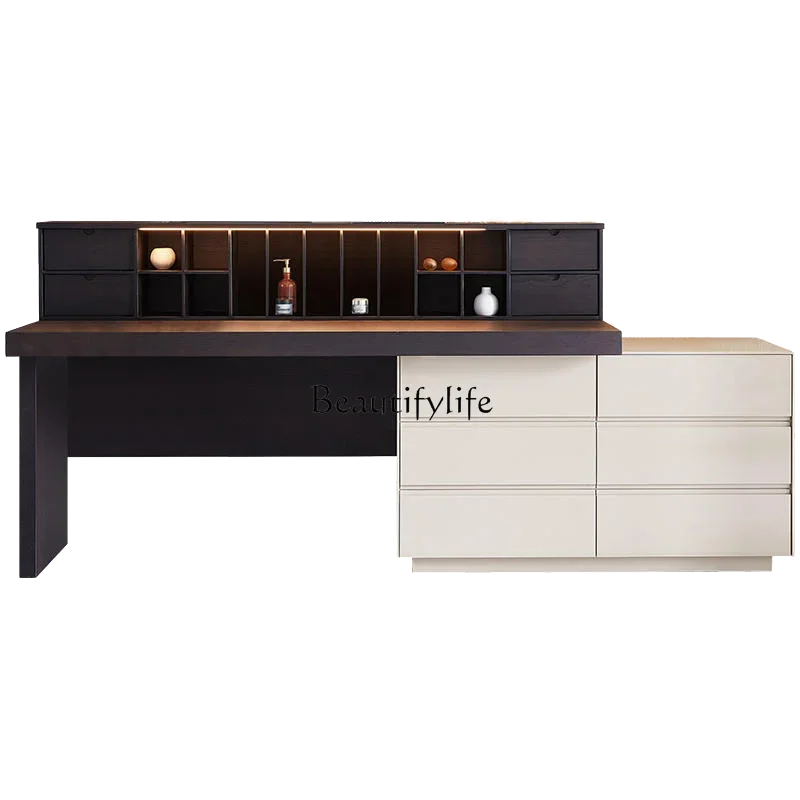 

13Итальянский минималистичный комод, встроенный комод и шкаф, спальня, прикроватная тумбочка, комбинированный стол с шкафчиком