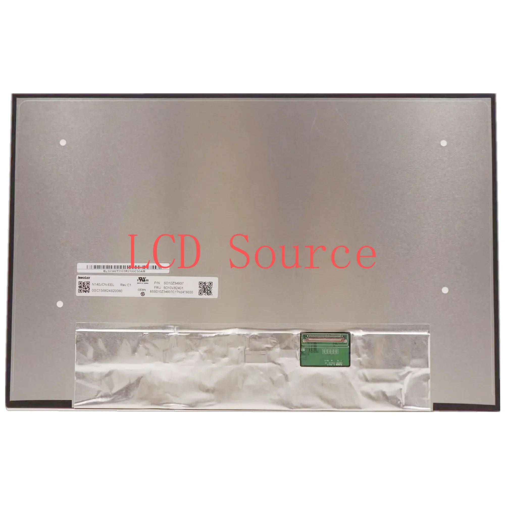 N140JCN-EEL Rev C1 14.0 "pouces 1920 × 1200 256 40 Pin Panel Display LCD Screen