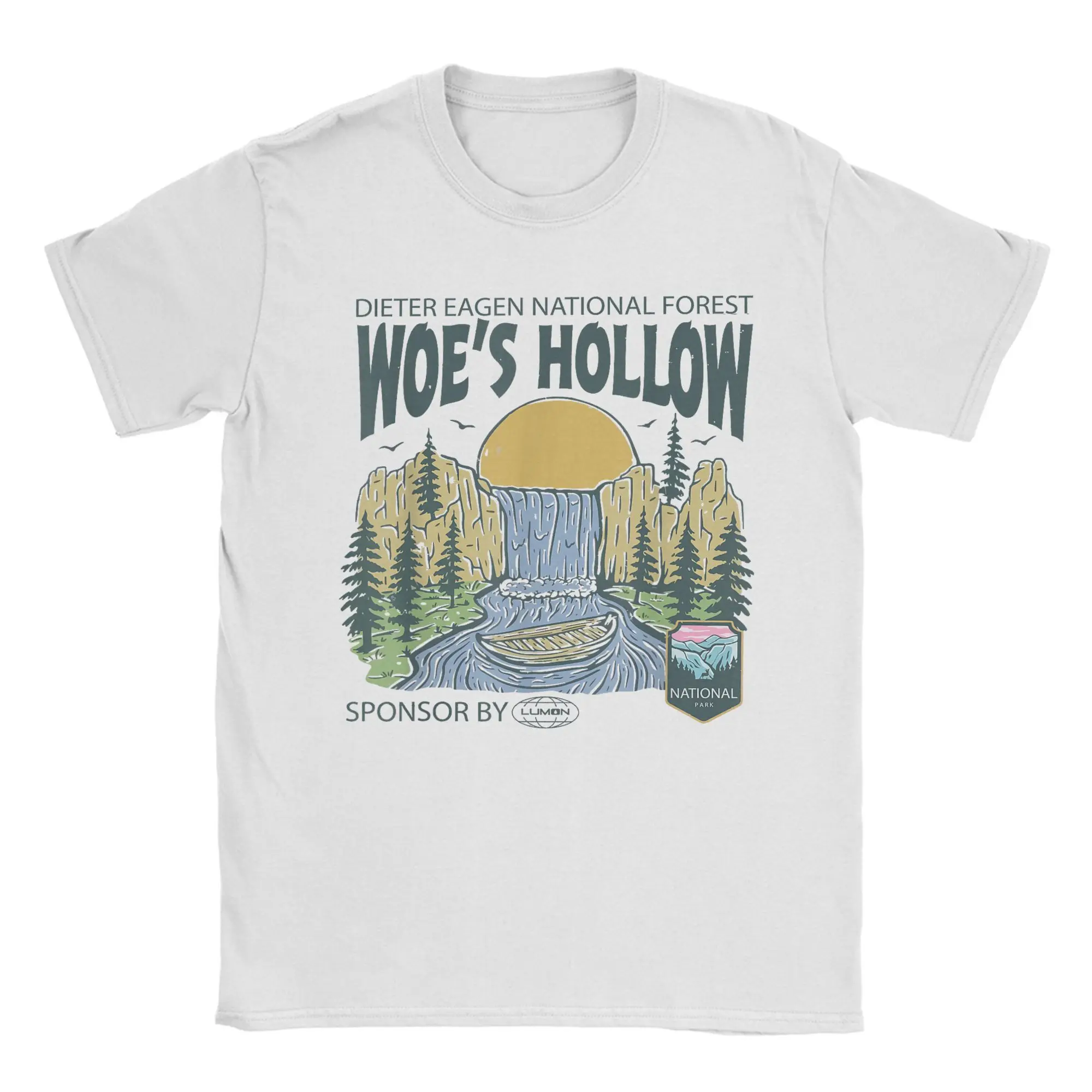 Men Severance Lumon Woe's Hollow T Shirt Macrodata Refinement Cotton Clothes  Short Sleeve Crewneck Tees Plus Size T-Shirt