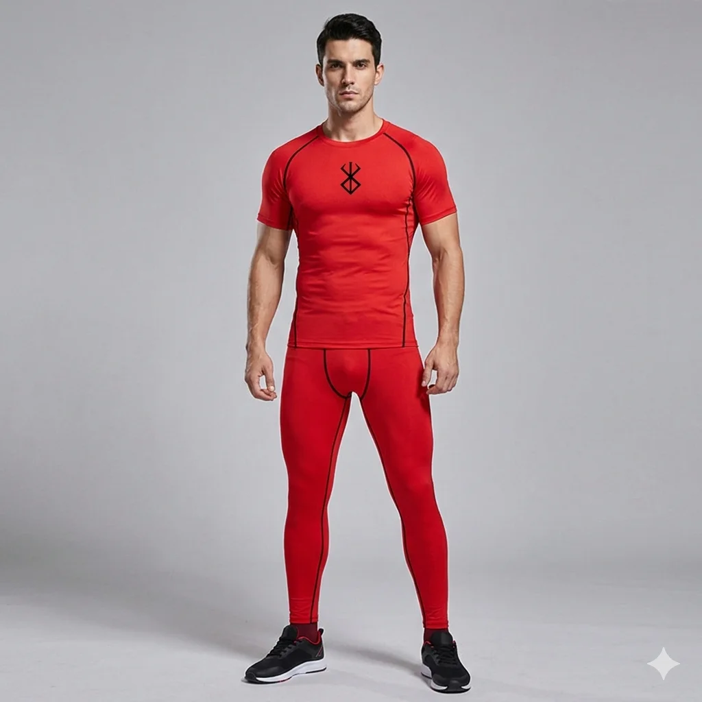 Camiseta de gimnasio para hombre, camiseta de compresión de manga corta para correr, ropa deportiva de compresión de secado rápido, camiseta de culturismo para hombre