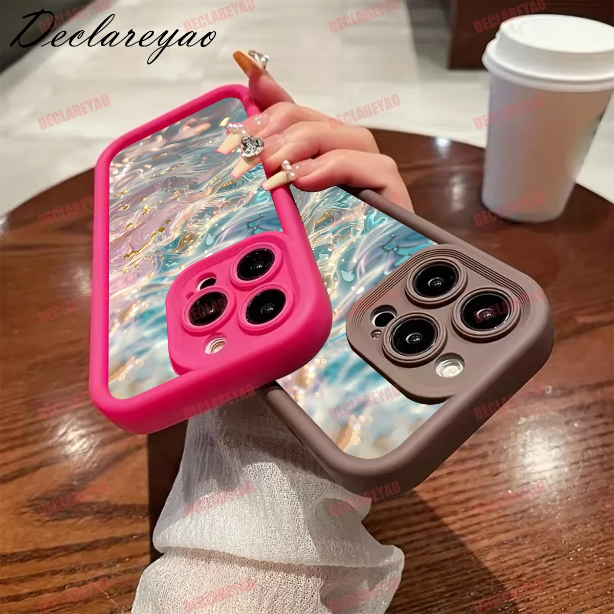 DECLAREYAO ماتي بولي يوريثان لينة ضوء سليم حالات لسامسونج غالاكسي 2021 F06 F23 M02 A22 A36 A06 A07 A01 J8 M21 يغطي حافظة للصدمات #3