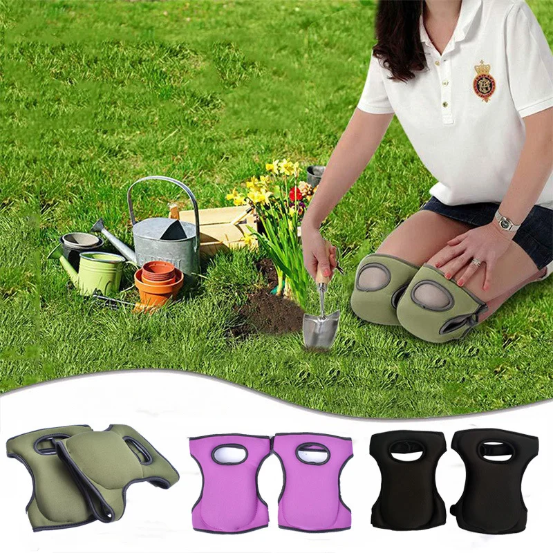 1Pair Gardening Knee Pads Anti Slip Knee Protectors Protective Cushion Soft Kneepad for Gardener Cleaning Work Scrubbing Floors