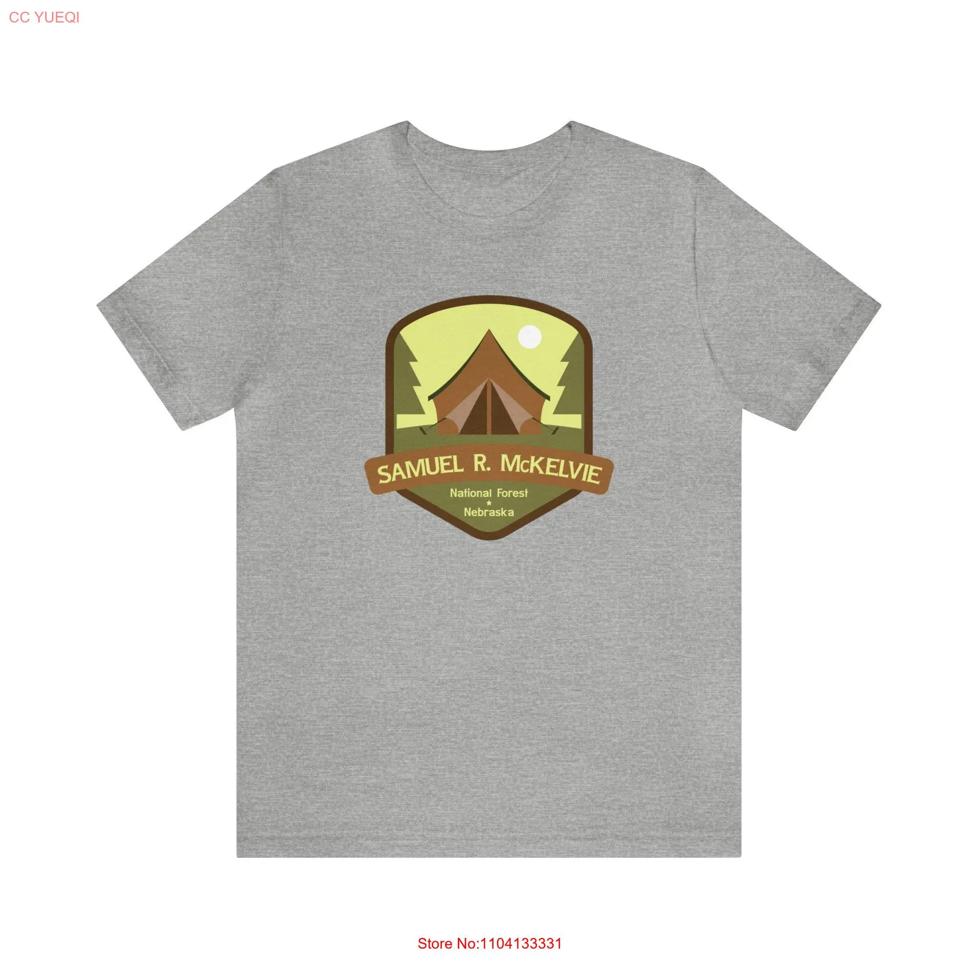 Samuel R McKelvie National Forest Nebraska T Shirt long or short sleeves