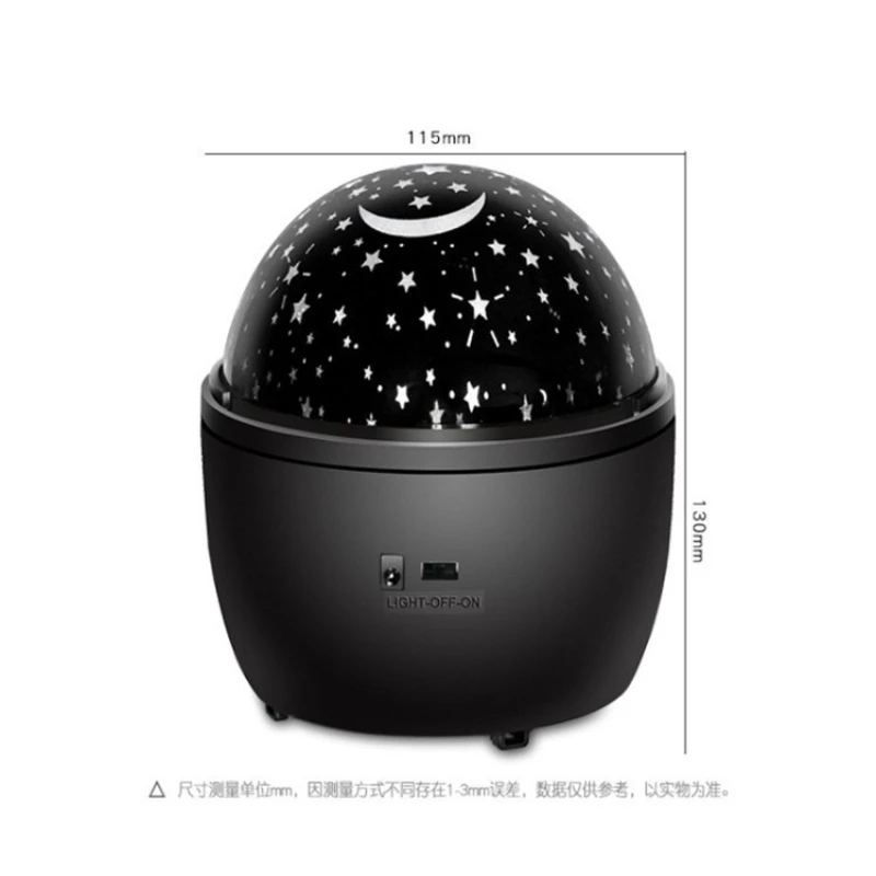 Lampu proyeksi langit berbintang LED, ornamen meja ruang tamu, kerajinan tangan, hadiah kreatif, lampu tidur berputar untuk kamar tidur