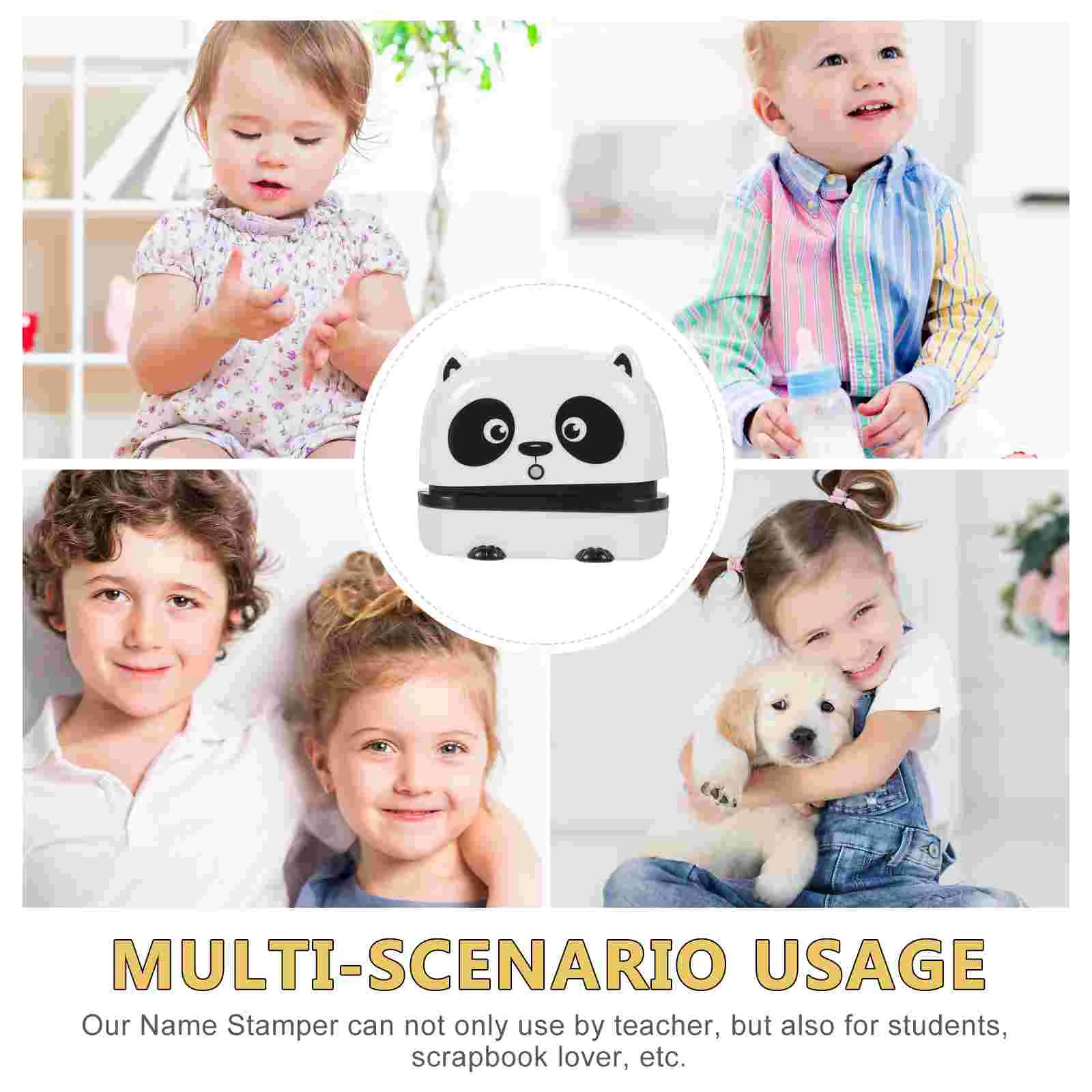 Children's Stamp for Garment Interesting Name Clothes Kids Dress Multifunction Shiba Inu Sponge Soft Rubber Clothing Toddler