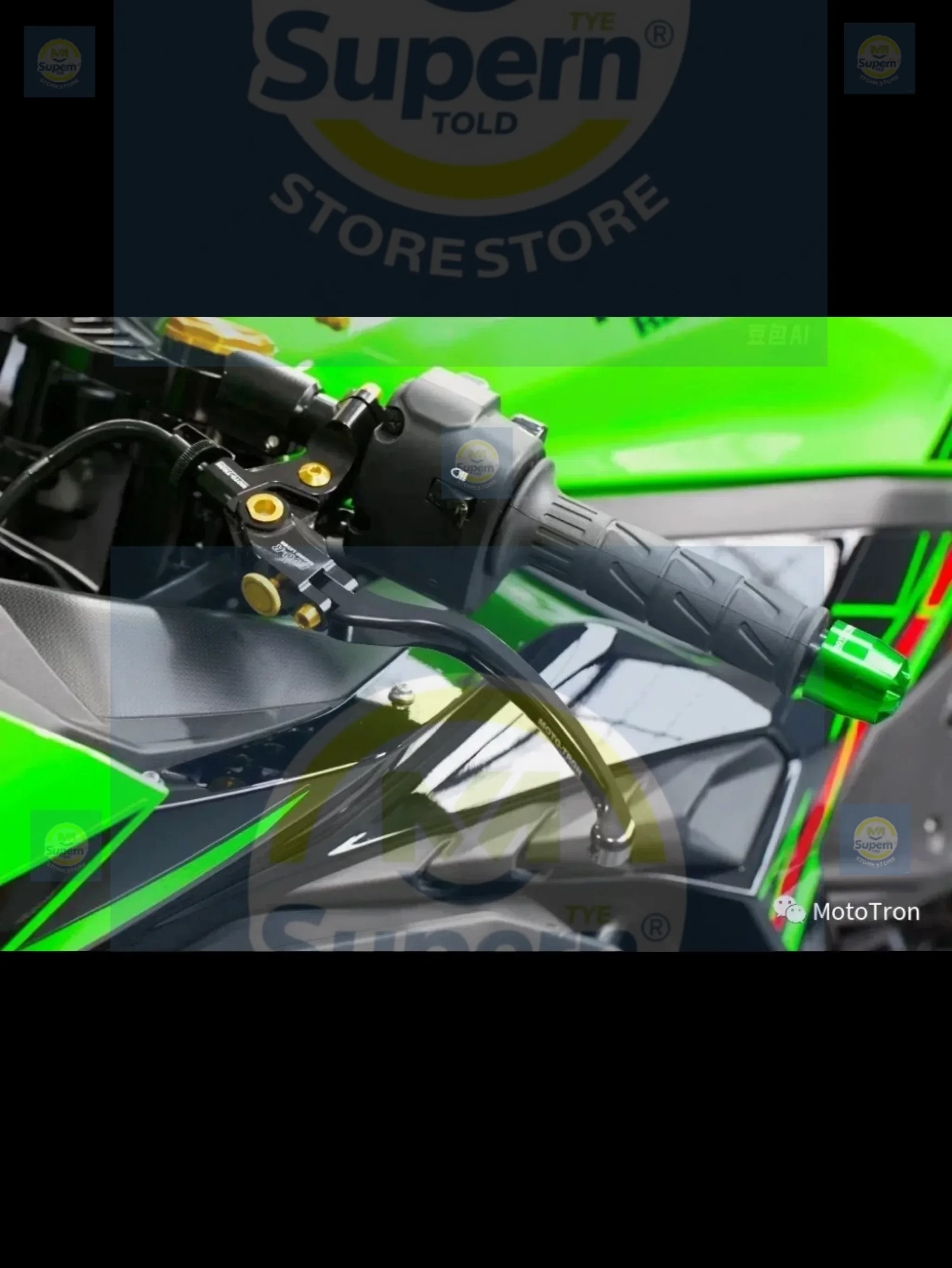 MOTO TRON is suitable for  ZX4R 4RR modified horn pedal on Samsung separation handle titanium ruler bracket