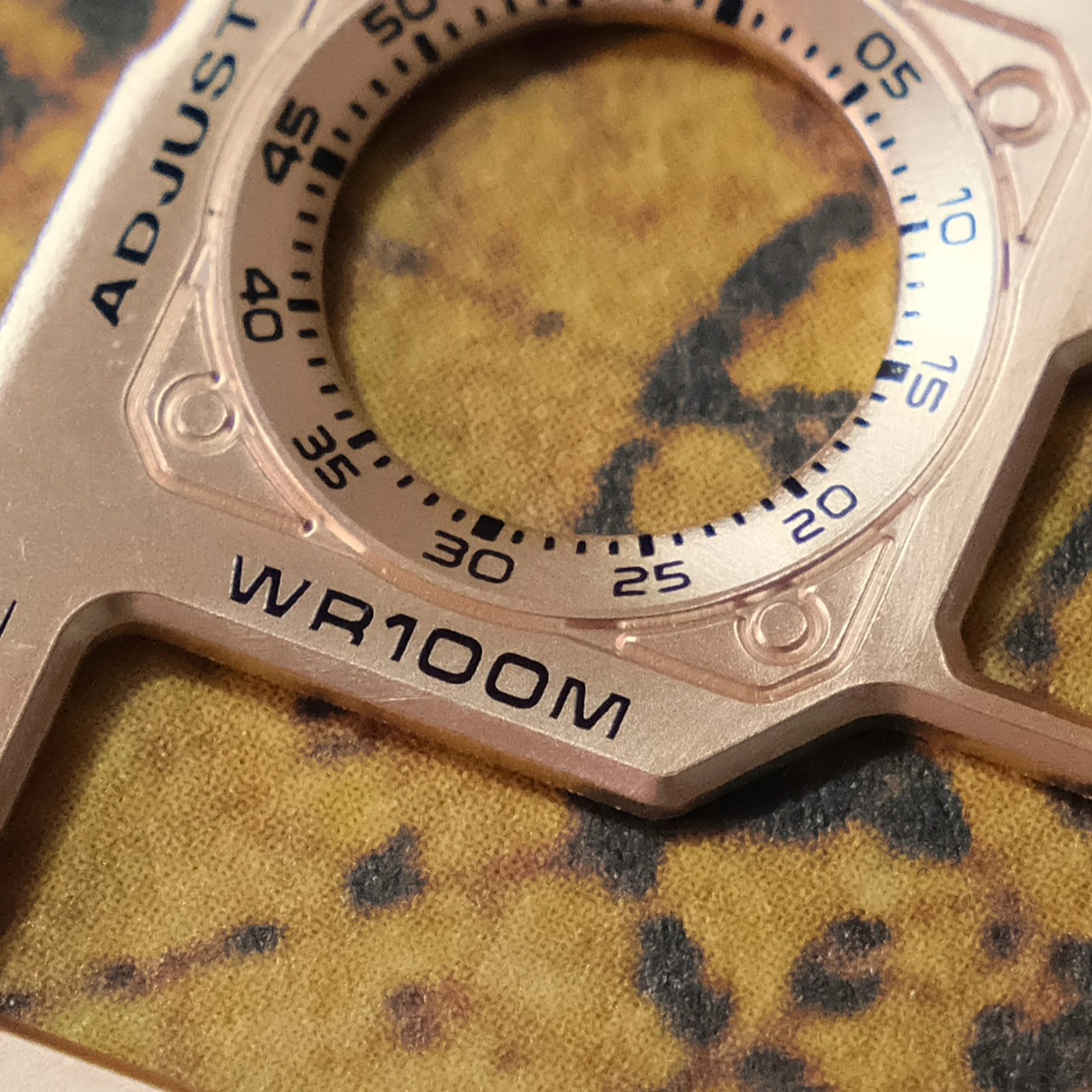 For Casio AE1200 Dial Modification Metal Japanese Copper Sunray Texture 3299 Movement AE-1200 Watch Faceplate Accessories view 3