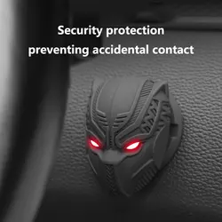 One Click Start Protection Cover For Automobile Interior Decoration Paste Ignition Ring Decoration Car Decor Car Accessories