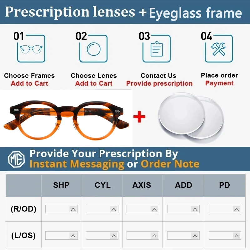 يمكن إطارات النظارات النسائية العصرية ذات وصفة طبية من خلات السلحفاة مع قصر النظر.