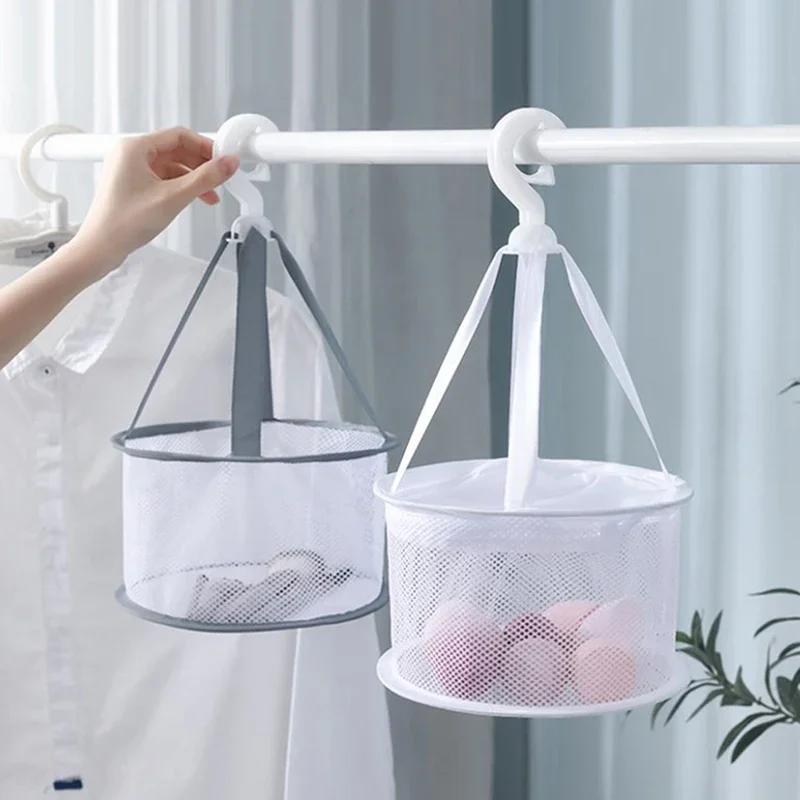 1Pcs Drying Rack Hanging Basket Beauty Egg Drying Net Bag Hangable Makeup Brush Storage Rack Storage Organizer