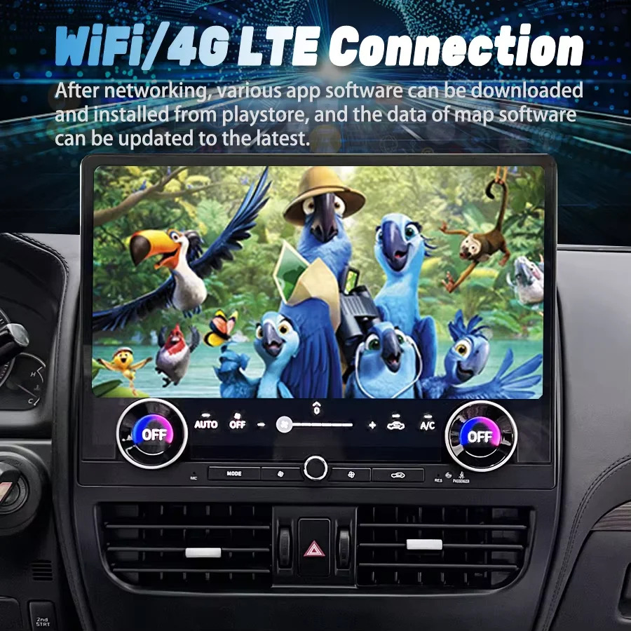 

16,8-дюймовая автомобильная магнитола для Toyota Land Cruiser Prado 120, GX470 2002~2009, Android GPS мультимедийный стереоприемник, головное устройство