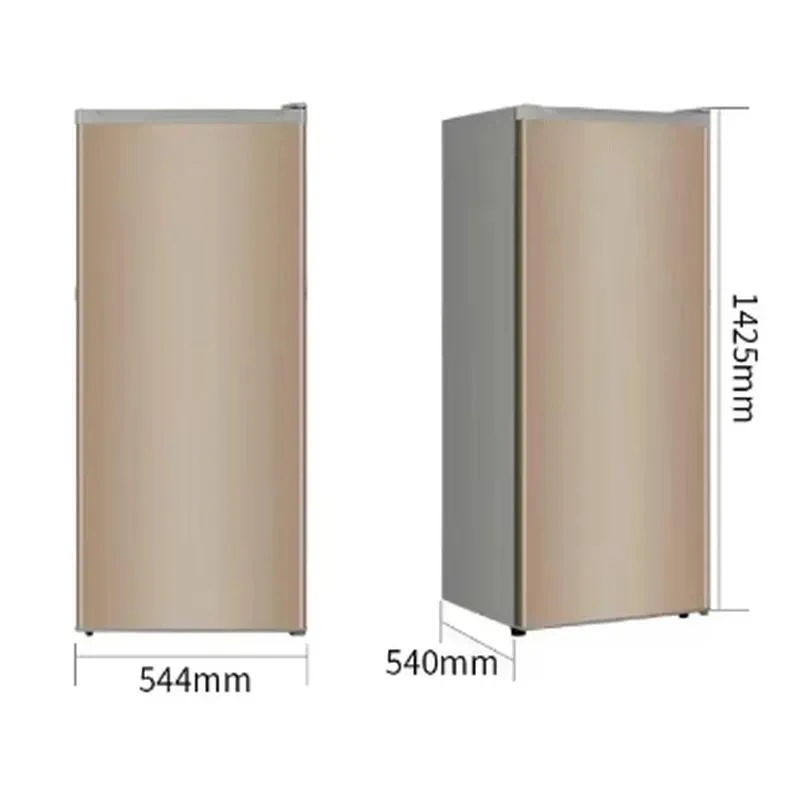 For X 193L Commercial Single Door Freezer 6-layer Drawer Large Capacity Vertical Refrigerator Freezer