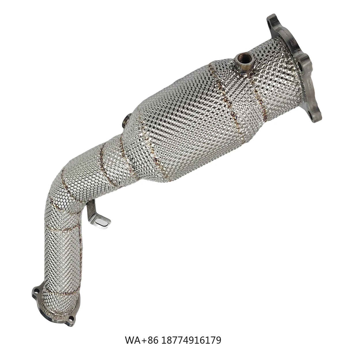 

Высокопроизводительная и качественная выхлопная труба для A4/A5/B8 1.8T 2.0T 2008-2017, выхлопная труба с котенком