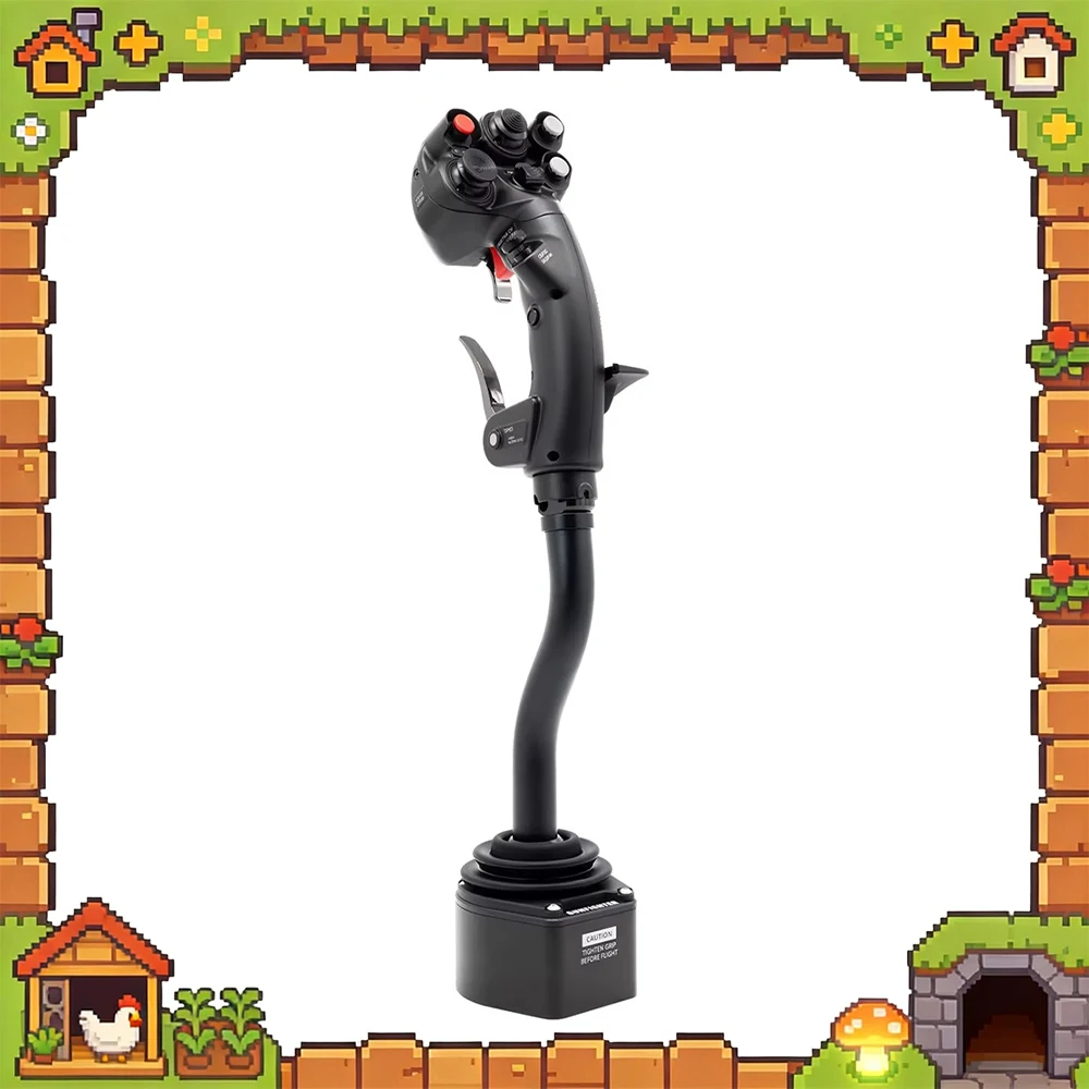

Игровой джойстик VKBSIM GF MKIV Pro-L MCG для правой руки: Новый интерфейс, демпфер нового поколения, флагманская база для подарков