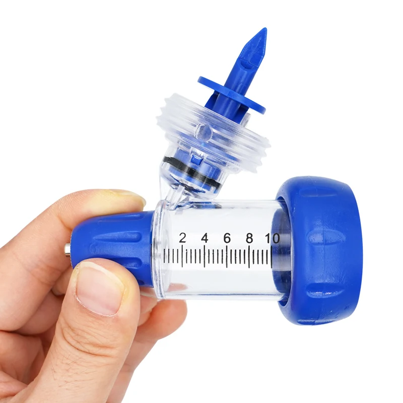 1/2/5/10ml Veterinary Adjustable Continuous Syringe Dose Tubes Animal Adjustable Vaccine Injector Medicine Feeder Accessories