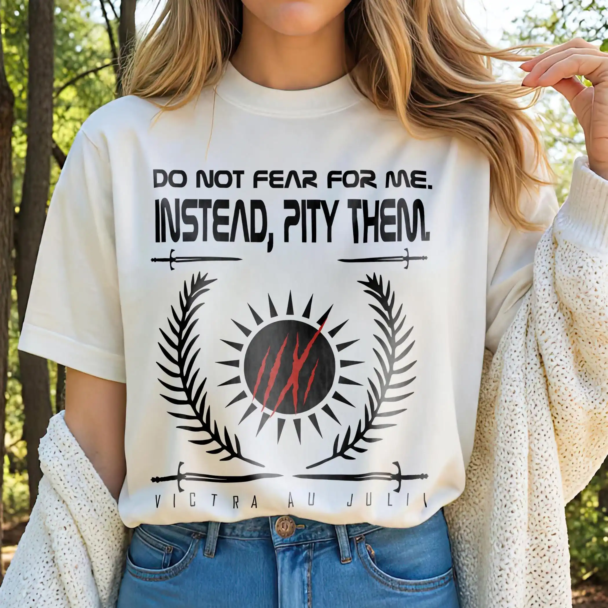 Victra, Pity Them, Red Rising Comfort Shirt, Men's & Women's Clothes Gift Tee T-shirt