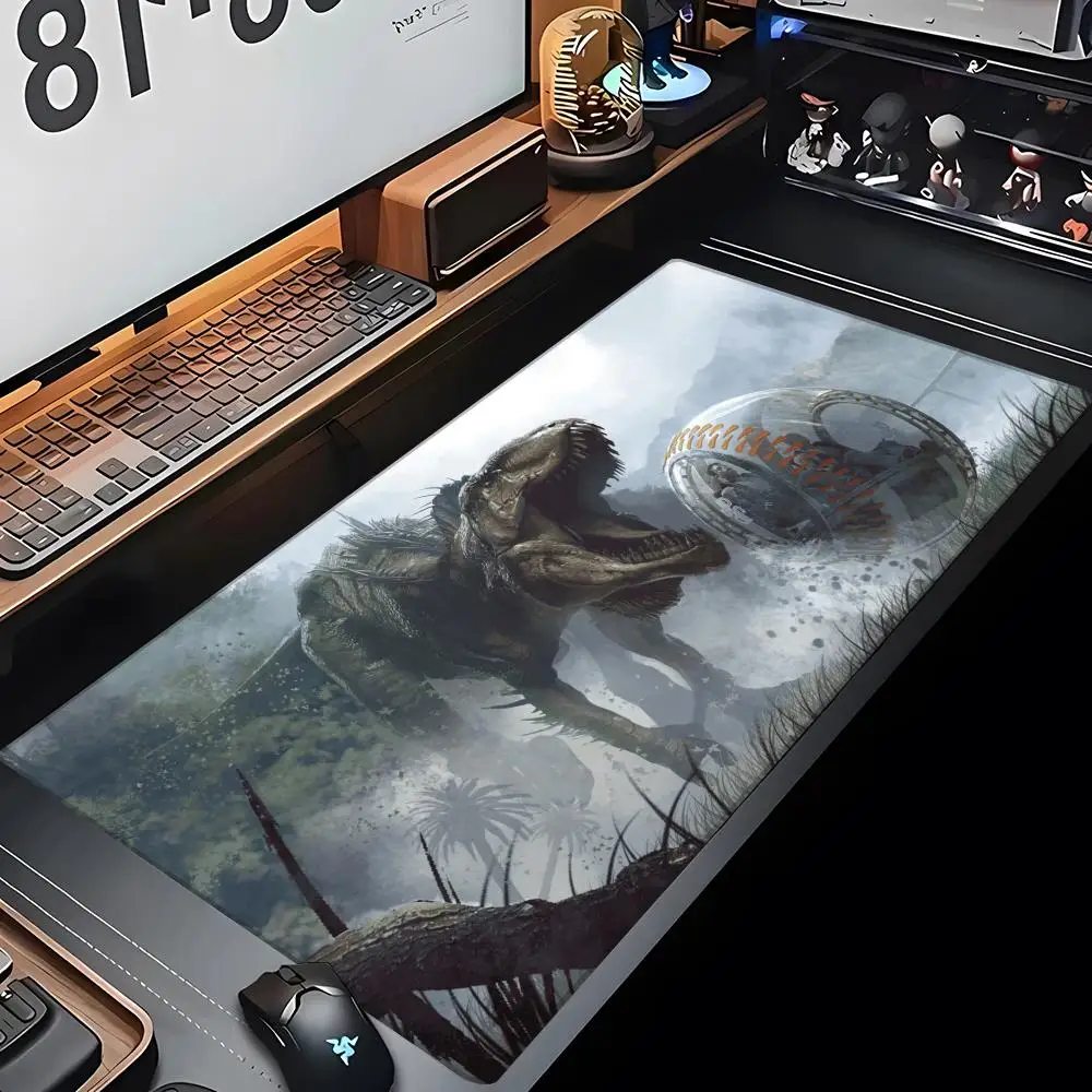 

Dinosaur-J-Jurassic Park Mouse Pad Gaming Mousepad Large 900x400X2mm MouseMat Gamer Mause Carpet PC Desk