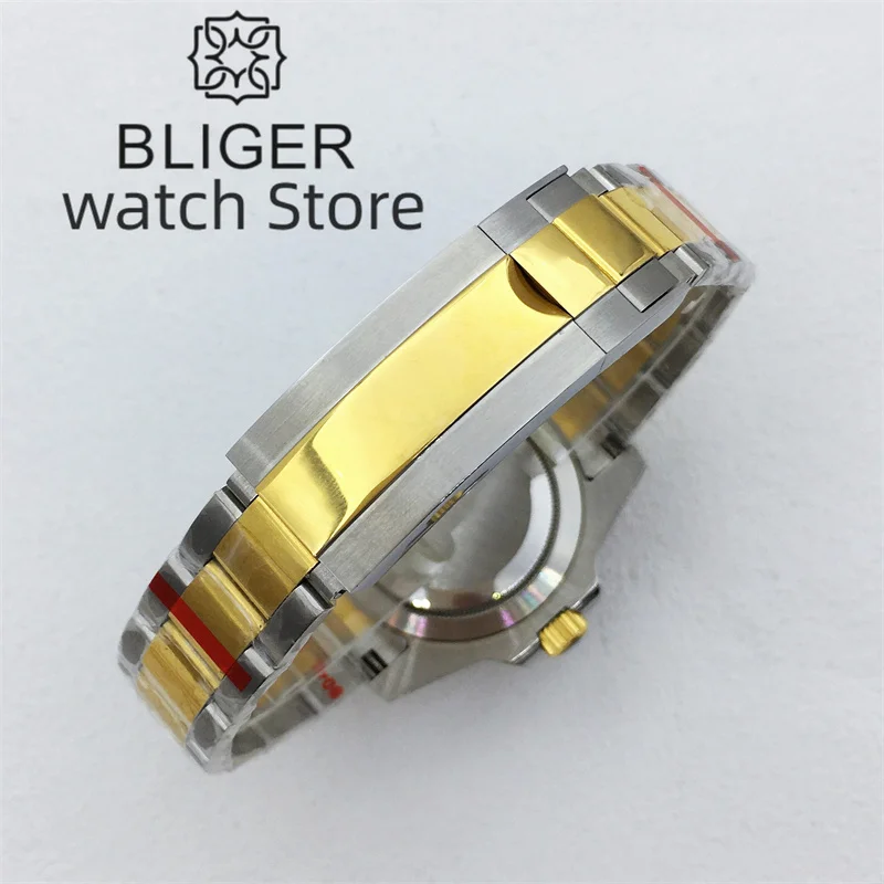 Часы BLIGER мужские с автоматическим механизмом, 40 мм