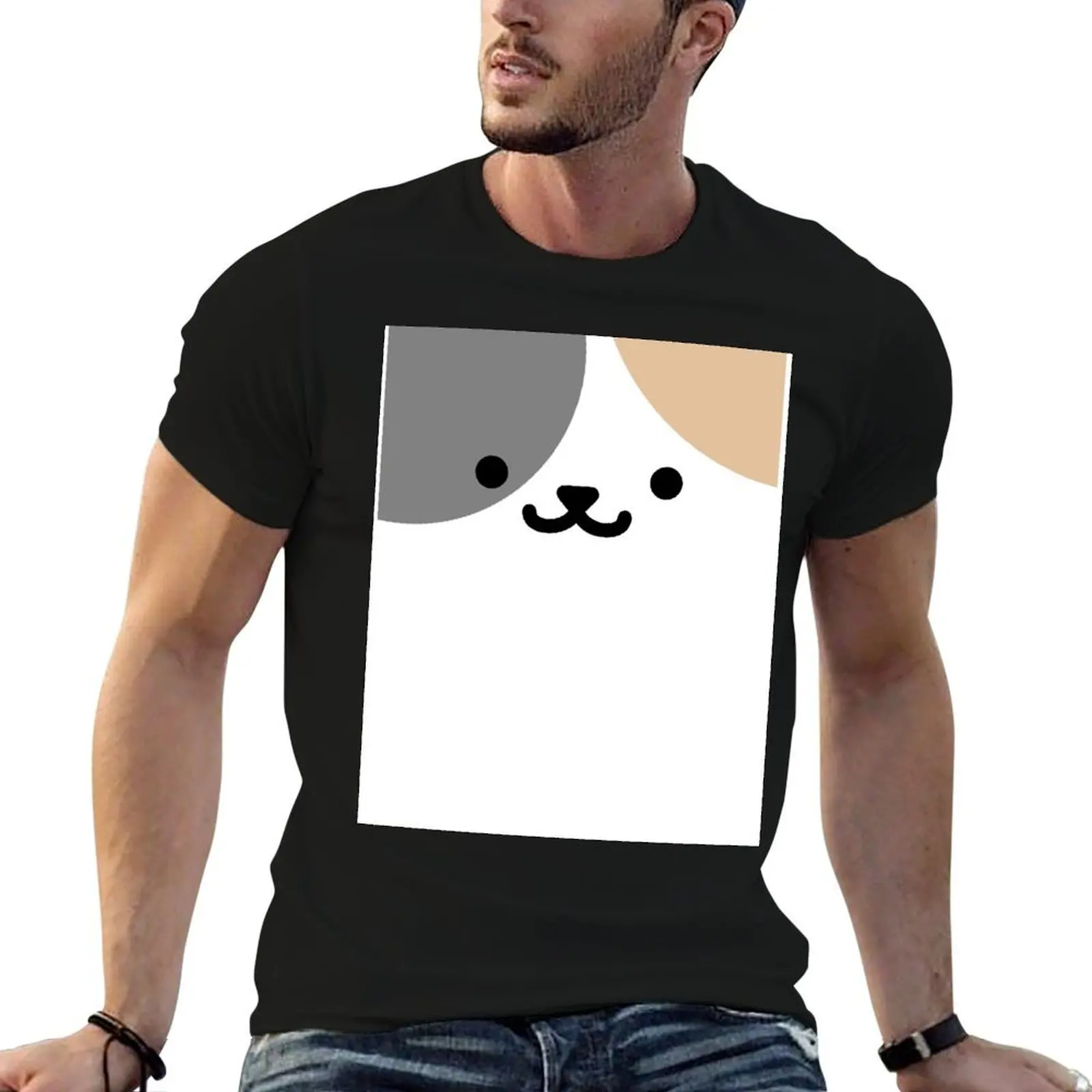 

Neko Atsume - футболка с рисунком Pasty, мужские дизайнерские футболки для мужчин, хлопковая забавная футболка