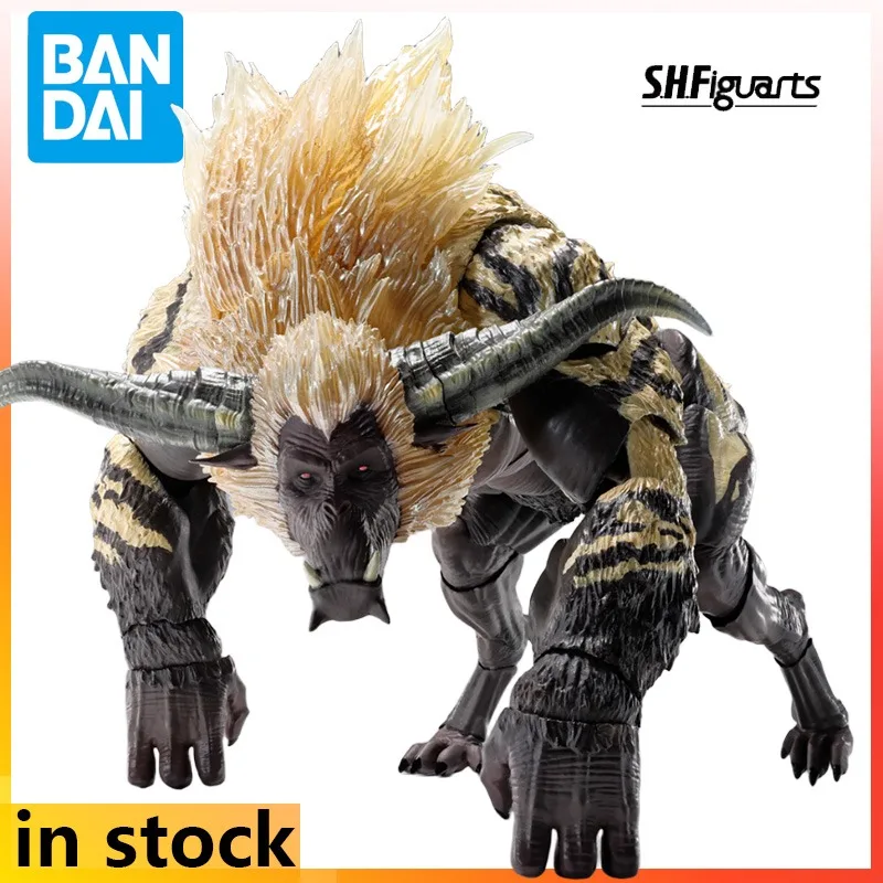 

BANDAI Original S. H. MonsterArts Monster Hunter Passion Gold Lion Anime Action Figure Model Toys Movable Model Gifts for Boy