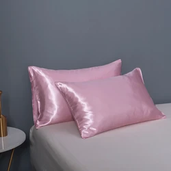 JuwenSilk silky stain pillowcase silky pillowcase natural silk pillowcase mulberry silk pillow case standard queen k