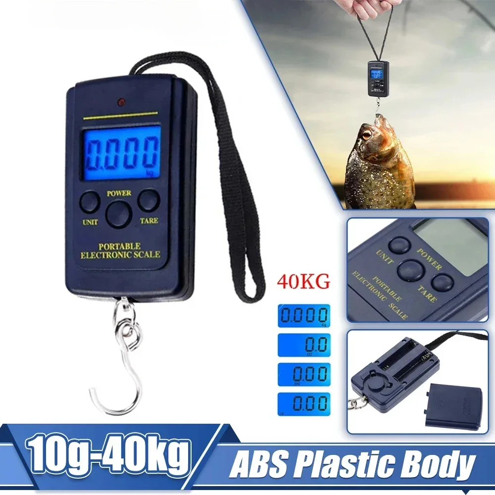 Kitchen Scales Mini Digital Scale for Fishing Luggage Travel Weight Hanging Scale Electronic Handy Pocket Weight Tool