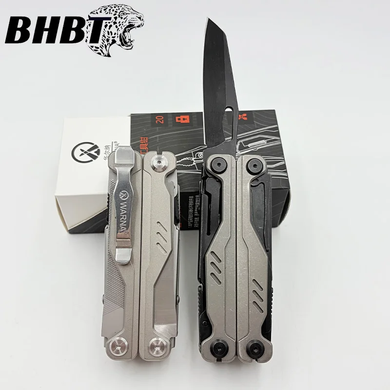BHBT Titanium Alloy Multitool Pliers 20 In 1 EDC Outdoor Camping Survival Multi Functional Tool Pocket Multi Tool