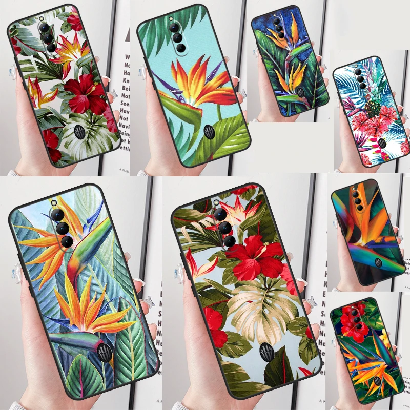 Tropical Paradise Hawaiian Birds Case For Red Magic 10 Pro Plus 9 8 7 6 Pro 5G 5S 6R RedMagic 10S 8S 7S 9S Pro Plus Cover