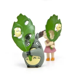 Anime My Neighbor Hayao Miyazaki Totoro Action Figure Toy Mini Garden PVC Action Figures Decoration Cute Kids Toys Birthday Gift